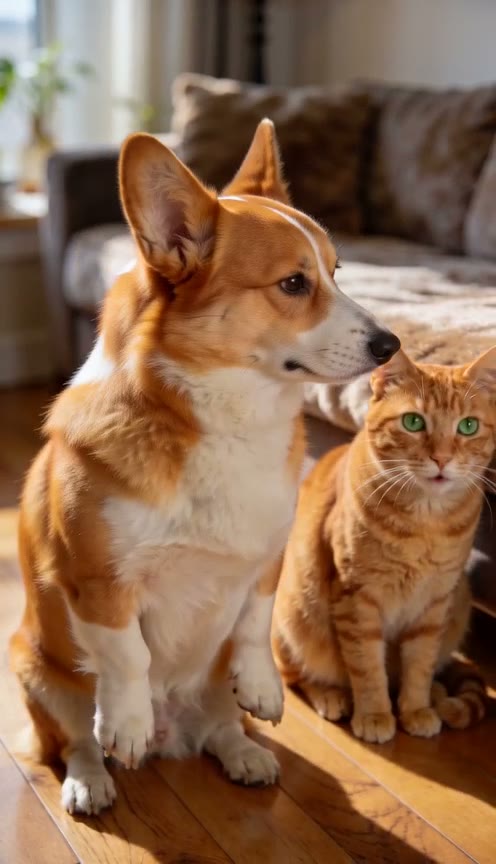 Bad Times Two Pets template sample frame